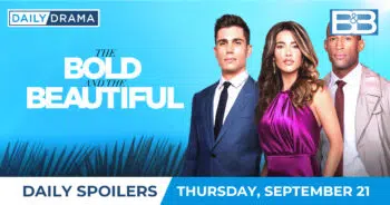 Daily Spoilers - Bold & Beautiful - Sept 21 - Daily Spoilers - Bold & Beautiful - Sept 21 - S37E1