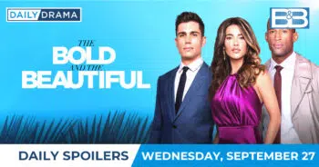 Daily Spoilers - Bold & Beautiful - September 27 - S37E5
