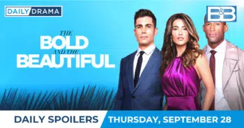 Daily Spoilers - Bold & Beautiful - September 28 - S37E6