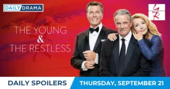 Daily Spoilers - Young & Restless - Sept 21 - S50E248