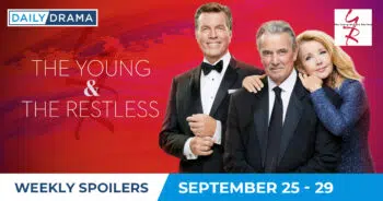 Weekly Spoilers - Young & Restless - September 25 - September 29
