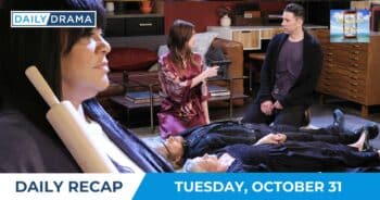 Days of our lives daily recap - oct 31 - whitley stephanie chad steve and kayla