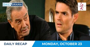 The young and the restless daily recap - october 23 - victor and adam
