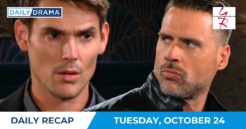 The young and the restless daily recap - oct 24 - adam and nick