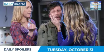 Days of our lives daily spoilers - oct 31 - nicole eric and sloan