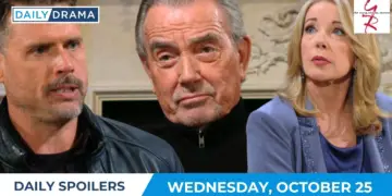 The young and the restless spoilers - oct 25 - nick victor and nikki