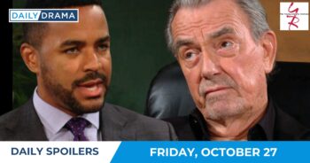 The young and the restless daily spoilers - oct 27 - nate and victor