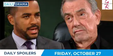 The young and the restless daily spoilers - oct 27 - nate and victor