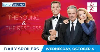 Daily Spoilers - Young & Restless - October 4 - S51E1