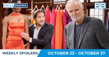 The bold and the beautiful weekly spoilers - october 23-27 - ridge and eric