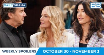 The bold and the beautiful weekly spoilers - oct 30 - nov 3 - ridge brooke and steffy