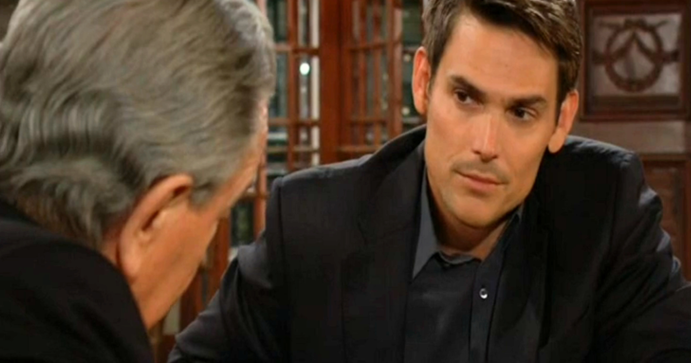 The young and the restless  - october 23 - victor and adam