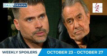 The young and the restless weekly spoilers - october 23-27 - nick and victor