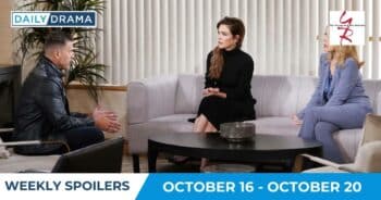 Weekly Spoilers - Young & Restless - October 16 - October 20