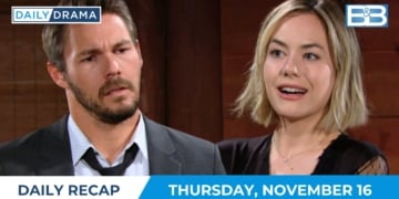 The bold and the beautiful daily recap - nov 16 - liam and hope