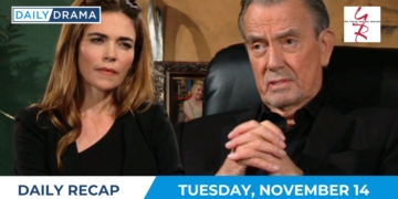The young and the restless daily recap - nov 14 - victoria and victor