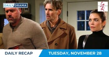 The young and the restless daily recap - nov 28 - nick cole and victoria