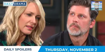 Days of our lives daily spoilers - nov 2 - nicole and eric