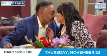 Days of our lives daily spoilers - nov 23 - abe and paulina