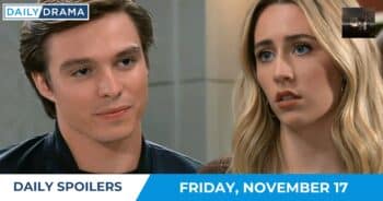 General hospital daily spoilers - nov 17 - spencer and josslyn