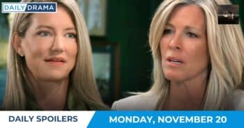 General hospital daily spoilers - nov 20 - nina and carly