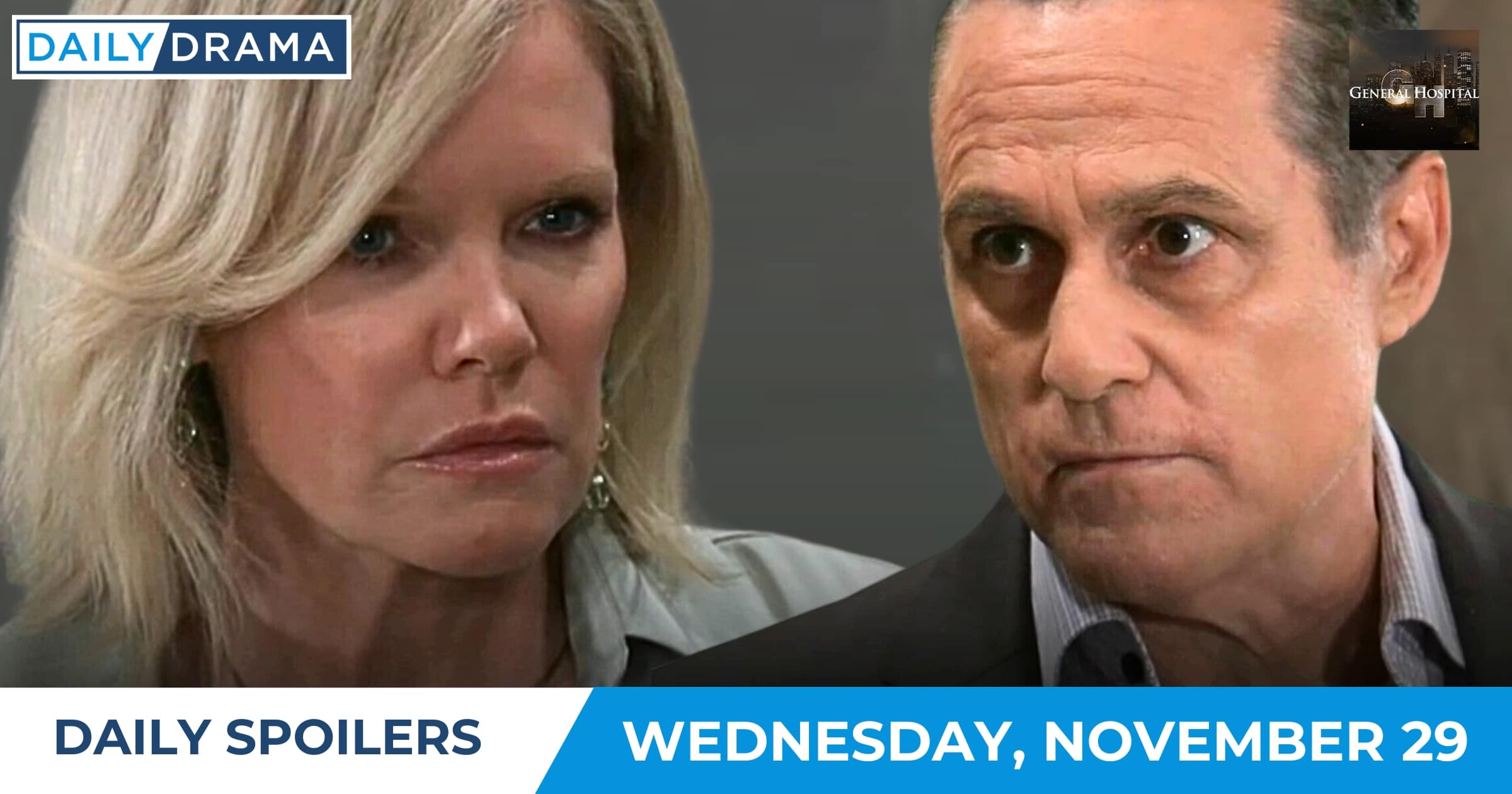 General Hospital Daily Spoilers - Nov 29 - Ava and Sonny
