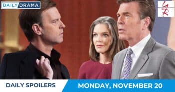 The young and the restless spoilers - nov 20 - tucker diane and jack