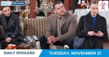 The young and the restless daily spoilers - nov 21 - victoria nick and claire