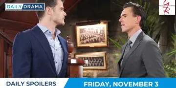 The young and the restless daily spoilers - nov 2 - kyle and billy