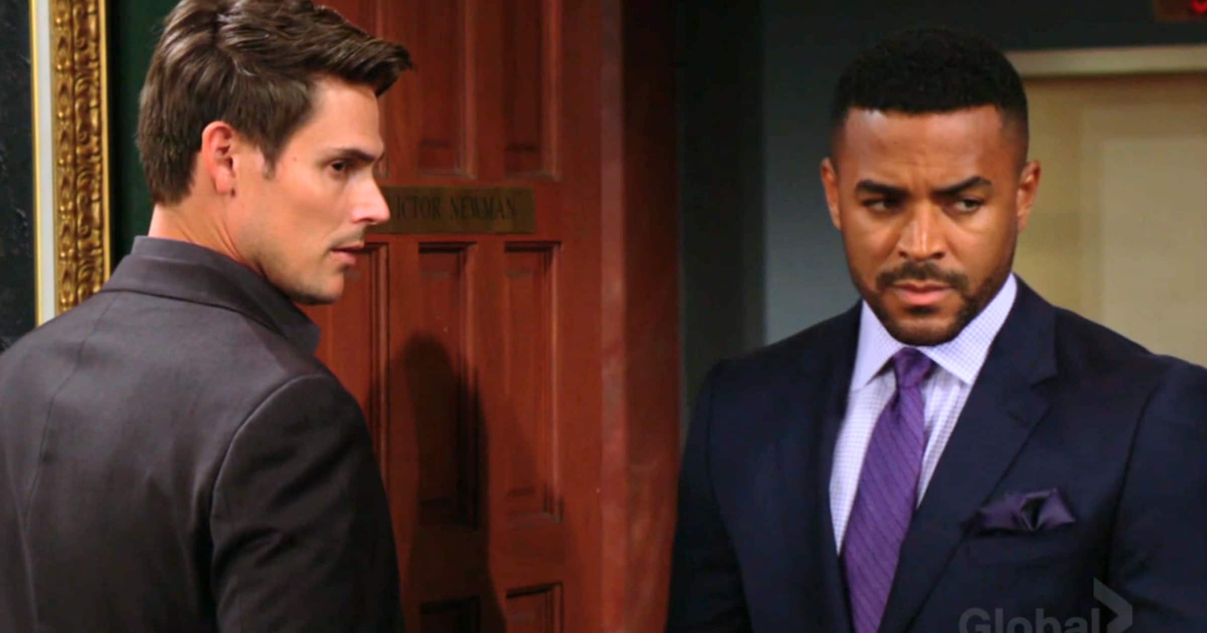 The young and the restless - nov 3 - adam and nate