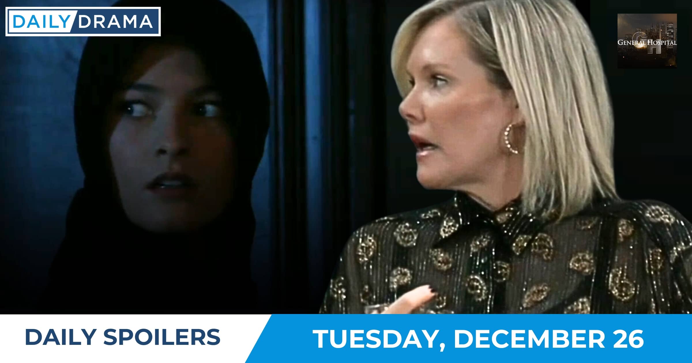 General Hospital Daily Spoilers - Dec 22 - Esme and Ava