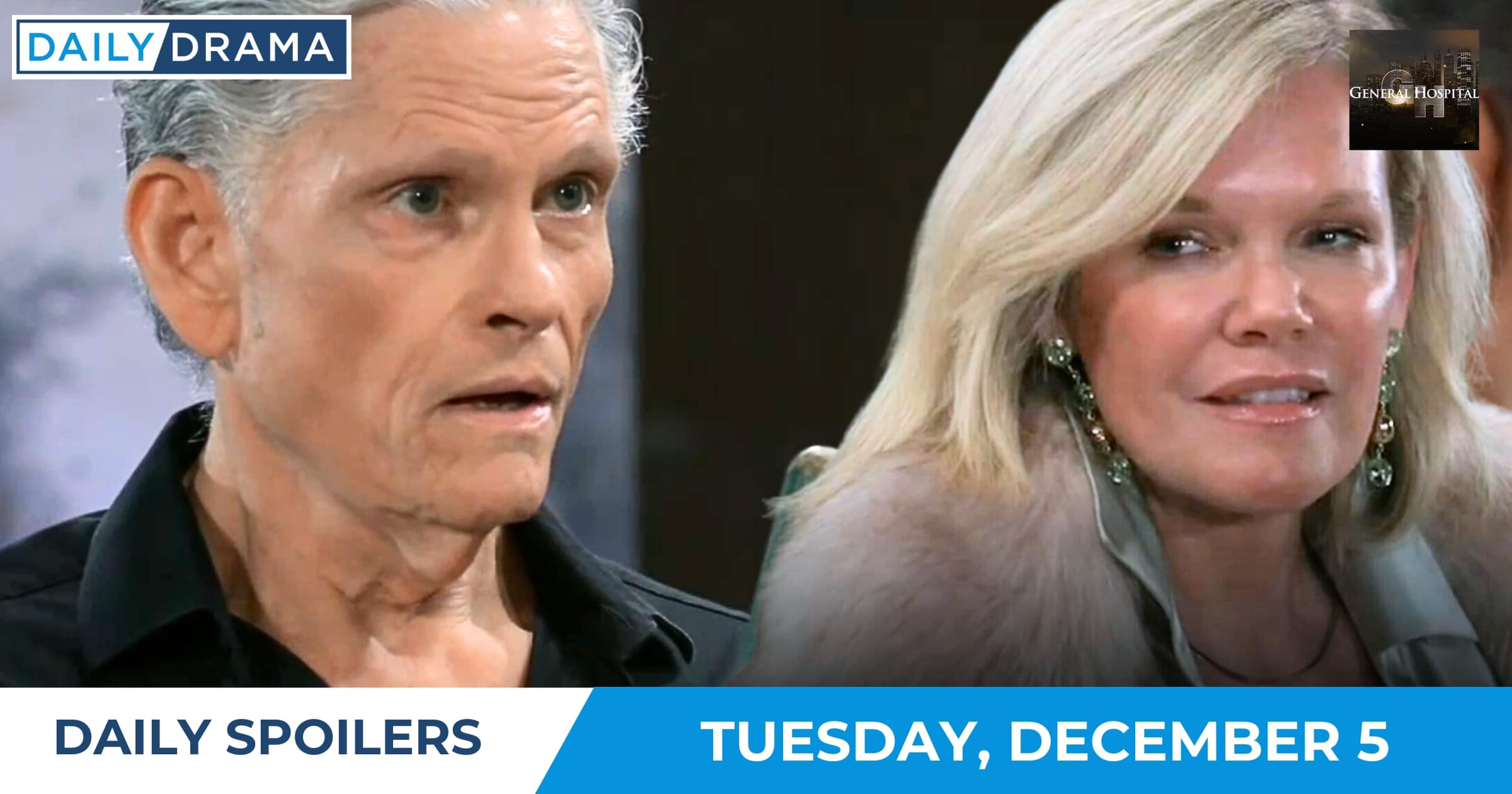 General Hospital Daily Spoilers - Dec 5 - Cyrus and Ava