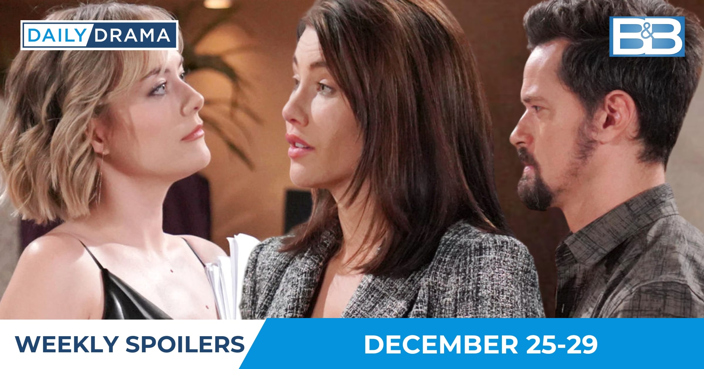 The Bold and the Beautiful Weekly Spoilers - Dec 25-29 - Hope Steffy and Thomas