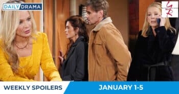 The young and the restless weekly spoilers - jan 1-5 - sharon victoria cole and nikki
