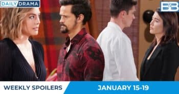 The Bold and the Beautiful Weekly Spoilers - Jan 15-19 - Hope Thomas Finn and Steffy