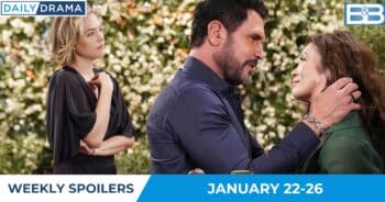 The Bold and the Beautiful Weekly Spoilers - Jan 22-26 - Hope Bill and Poppy