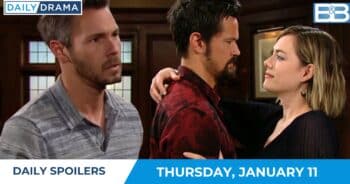 The bold and the beautiful daily spoilers - jan 10 - liam thomas and hope