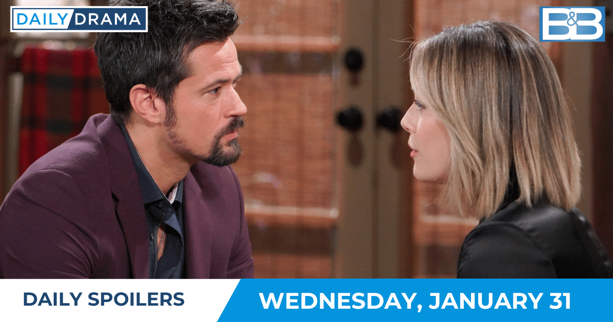 The Bold and the Beautiful spoilers for January 30, 2024.