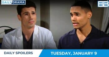 The bold and the beautiful daily spoilers - jan 9 - finn and xander