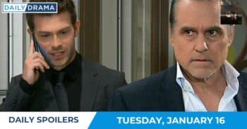 General Hospital Daily Spoilers - Jan 16 - Dex and Sonny