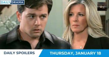 General Hospital Daily Spoilers - Jan 18 - Michael and Carly