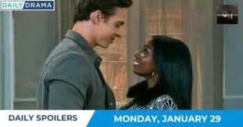 General Hospital Daily Spoilers - Jan 29 - Spencer and Trina