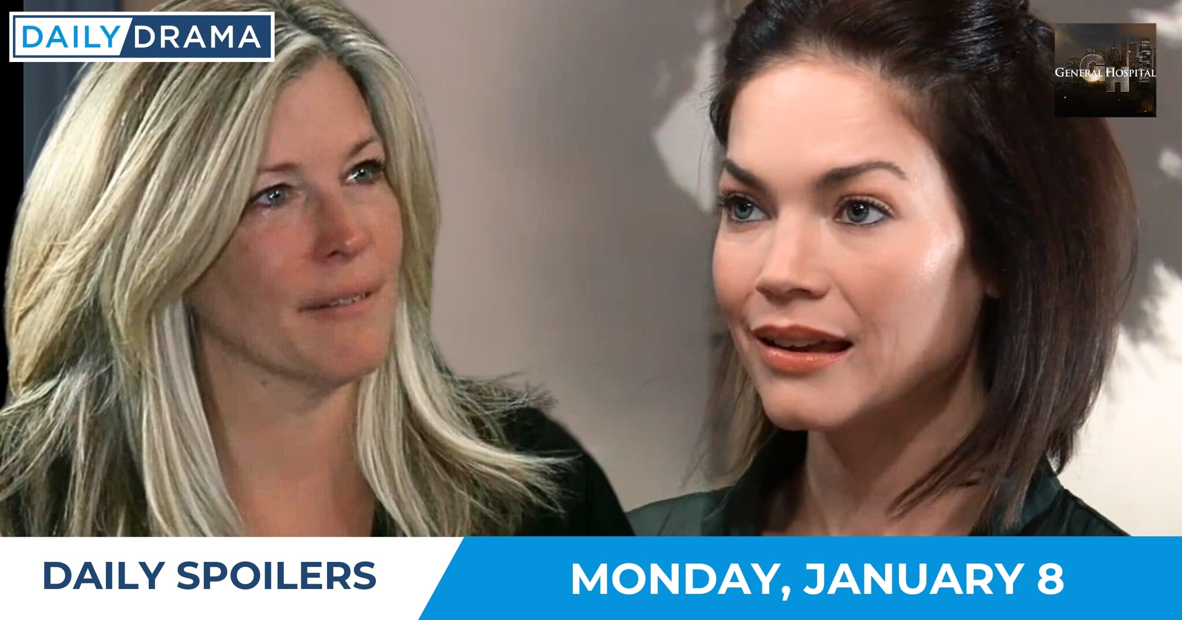 General Hospital Daily Spoilers - Jan 8 - Carly and Elizabeth
