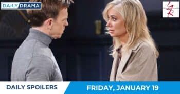 The Young and the Restless Daily Spoilers - Jan 19 - Tucker and Ashley