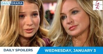 The young and the restless daily spoilers - jan 3 - summer and sharon