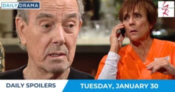 The Young and the Restless Daily Spoilers - Jan 30 - Victor and Jordan