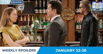 Days of Our Lives Weekly Spoilers - Jan 22-26 - Ava Harris and Steve