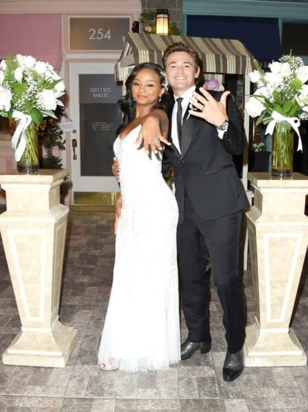 A bts look at chanel and johnny’s wedding on days of our lives