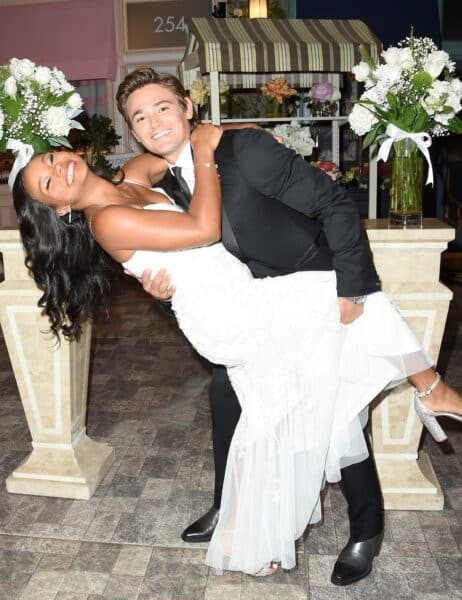 A bts look at chanel and johnny’s wedding on days of our lives