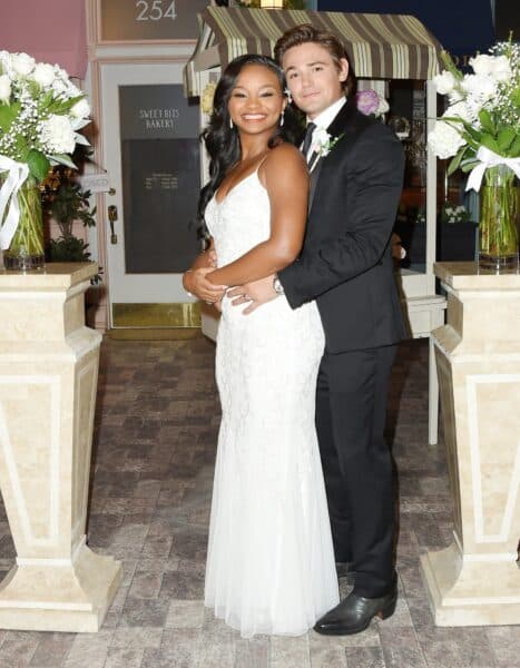 A bts look at chanel and johnny’s wedding on days of our lives